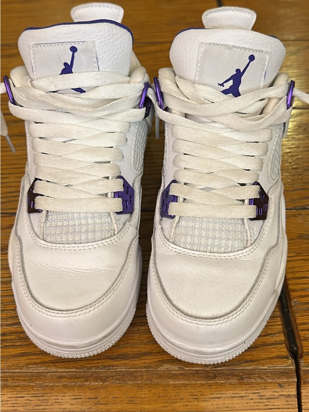 Nike Jordan Retro Purple Basketball shoes size 4.5